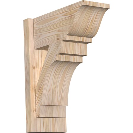 Ekena Millwork Merced Traditional Smooth Outlooker, Douglas Fir, 7 1/2"W x 16"D x 20"H OUT08X16X20MRC01SDF